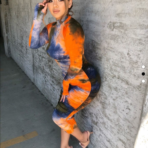 Brand new gorgeous tie dye maxi dress - Picture 2 of 3